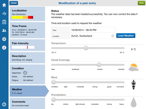 Pain Diary & Community CatchMyPain PRO screenshot 3