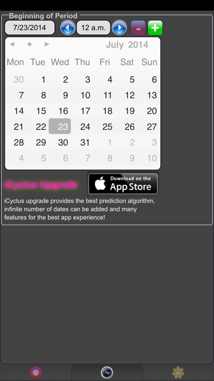 iCyclus Free - Track Your Menstrual Cycle and Fertility- Menstrual Calendar screenshot-3