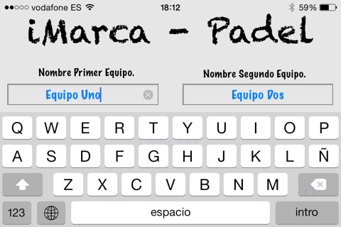 iMarca-Padel screenshot 2