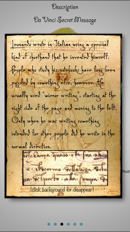Da Vinci's Secret Message