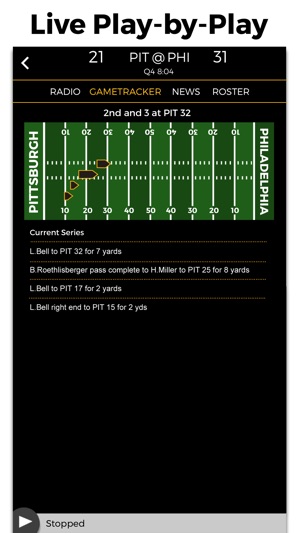 Pittsburgh Football Radio & Live Scores(圖2)-速報App