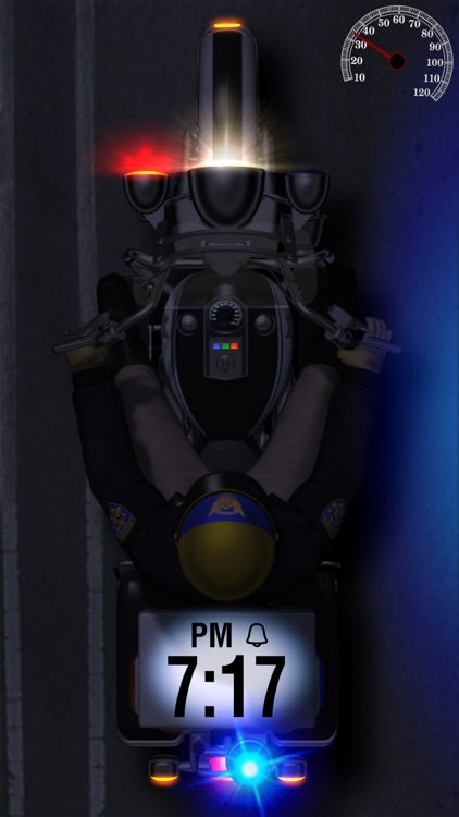 Motor Cop Alarm Clock