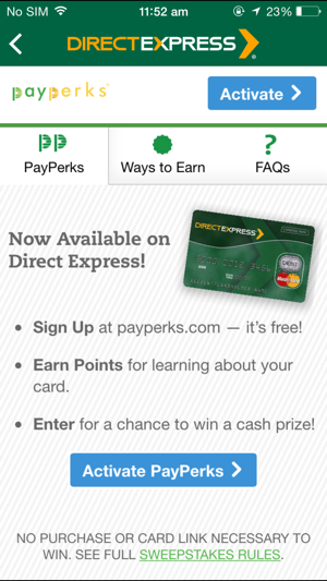 Direct Express On The App Store