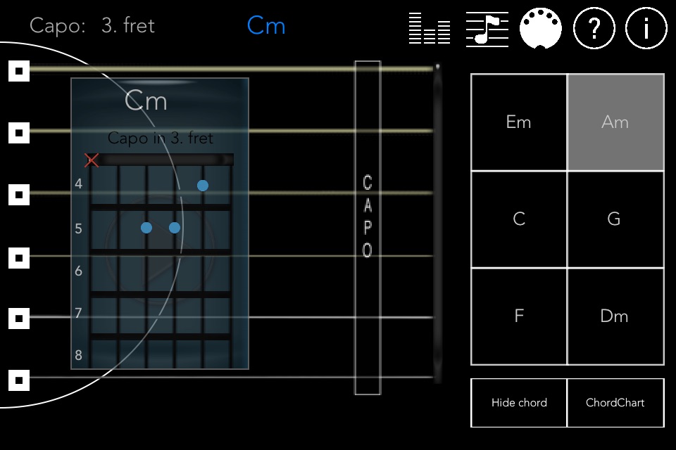 GuitarCapo screenshot 2