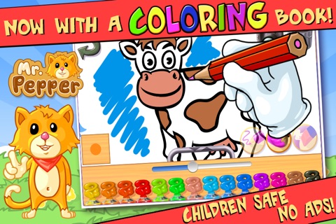 Amazing Baby Animals Puzzle and Coloring Book - High quality animal puzzles for kids and toddlers screenshot 2