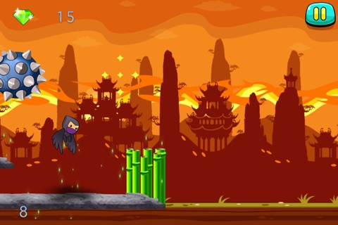 A Pet Flappy Ninja In An Epic Air Battle Showdown! - Free screenshot 3