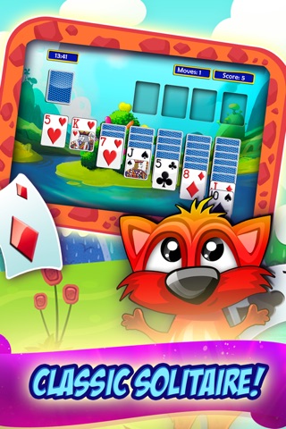 Solitaire Free – spades plus hearts card game screenshot 2