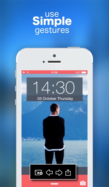 Lock Screen Wallpaper Designer - Create Stunning Themes With Simple Gesture screenshot-4