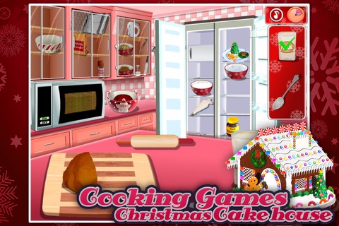 Cooking Games：Christmas Cake Hous screenshot 3