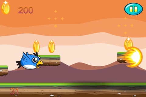 A Flappy Pet Bird To Fly In An Epic Flying Challenge Saga!- HD Free screenshot 3