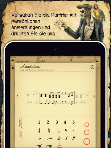 Pirates des Caraïbes (partition musicale interactive) screenshot 4