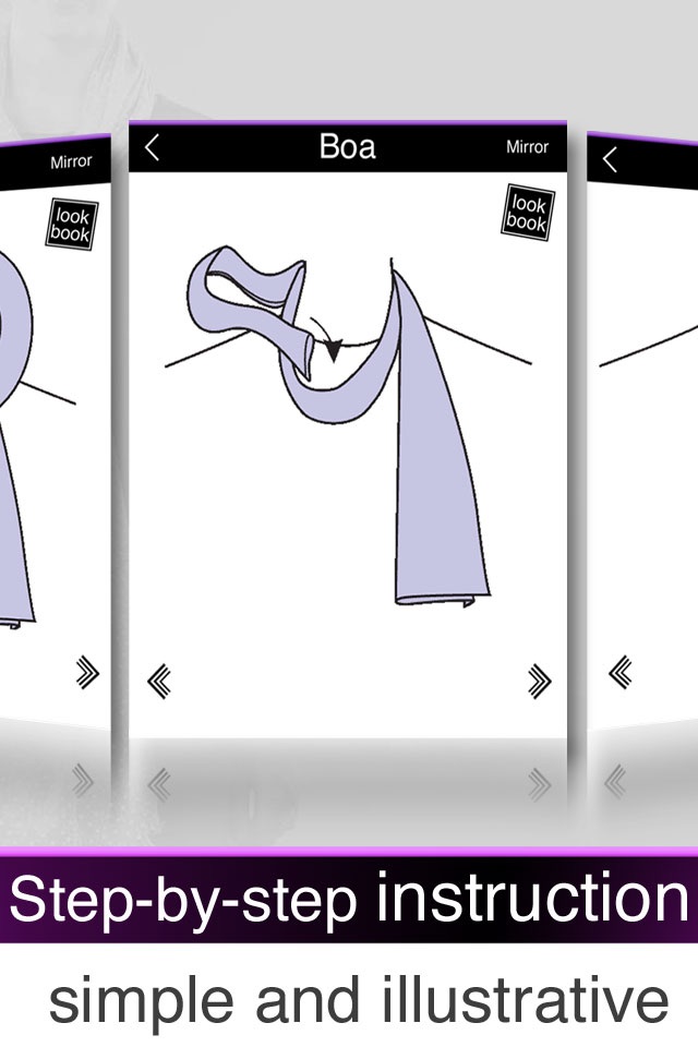 Fashion & Style guide how to wear a scarf in a new way screenshot 3