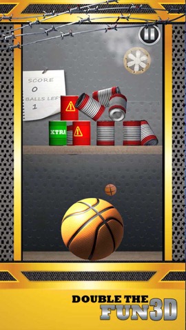 Shoot Hoops Basketball Toss Game 3D - Real Knockdown Cans Flick Gameのおすすめ画像2