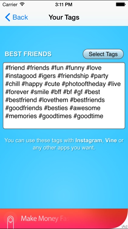 Tags for Likes, Comments and Followers - Most Popular Hashtags for Your Social Interaction on Instagram, Vine and Tumblr