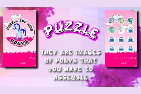 Pony Puzzles Slide screenshot 2