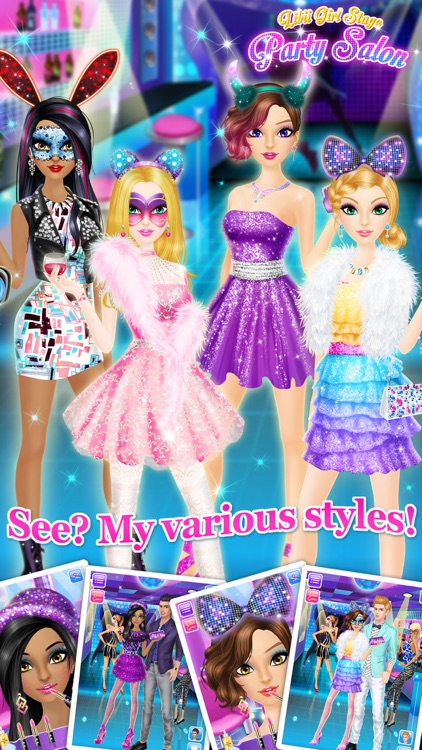 Party Salon - Girls Makeup & Dressup Games