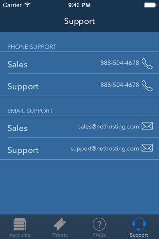 Nethosting App screenshot 3