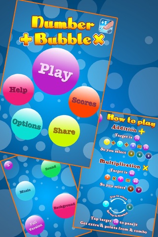 Addition & Multiplication Number Bubbles screenshot 3