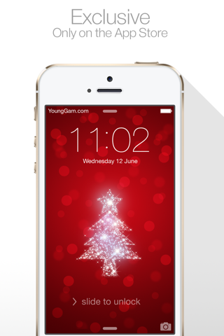Christmas themes : for Lock screen & Home screen ( New Wallpaper by YoungGam.com ) screenshot 2