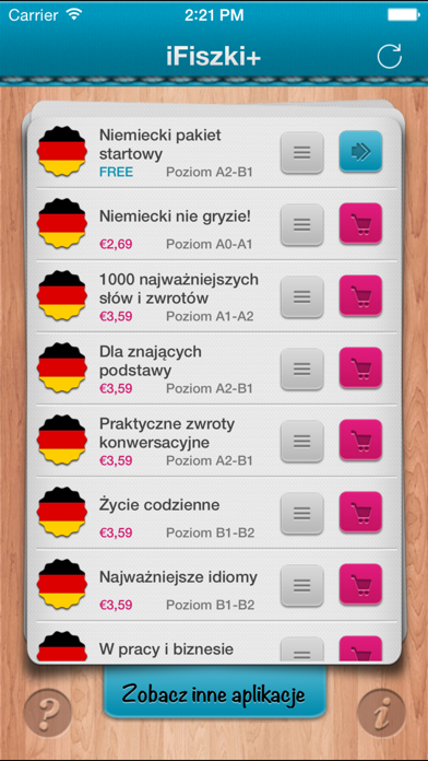 How to cancel & delete iFiszki+ Niemiecki from iphone & ipad 1