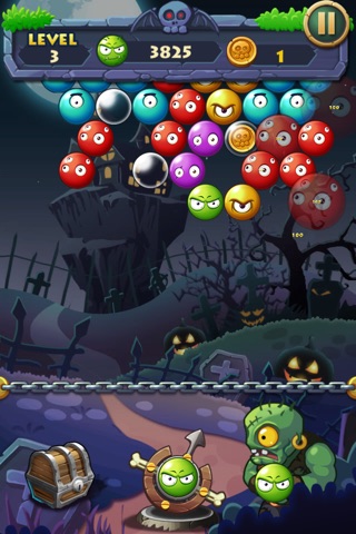 Zombie Bubble Popping Mania - Ball Shooter Blaster Zoombie Edition screenshot 4