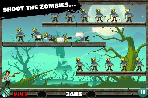Stupid Zombies: Gun shooting fun with shotgun, undead horde and physics screenshot 2