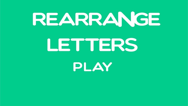Rearrange The Letters : A word search puzzle game