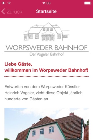 Restaurant Worpsweder Bahnhof screenshot 2