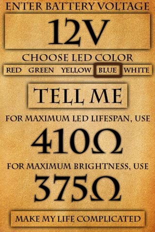 LED Resistor Calculator screenshot 3