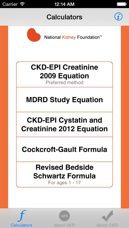 eGFR Calculators