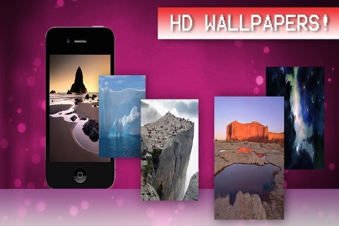 Amazing Nature Wallpapers & Backgrounds HD for iPhone and iPod: With Awesome Shelves & Frames screenshot 2