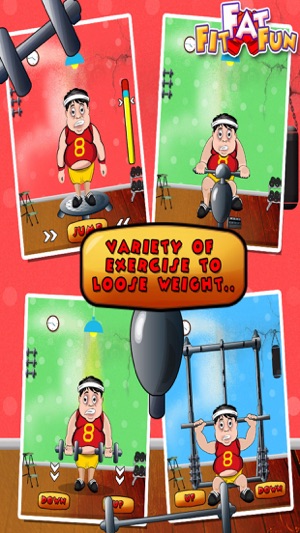 Fit Fat Fun – Do heavy exercises and make the chubby charact(圖2)-速報App