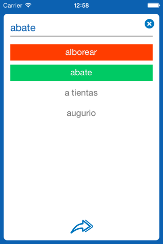 French <> Spanish Dictionary + Vocabulary trainer screenshot 4