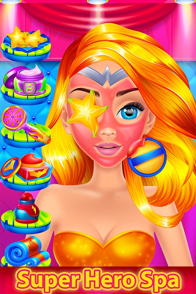 Superhero Beauty Salon - Makeup, Dressup & Kid Spa screenshot 3