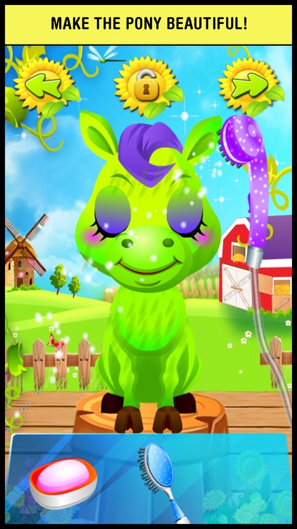 A Baby Pony Little Pet Spa Doctor - my pets vet hair salon & makeover dress up games for girls kids