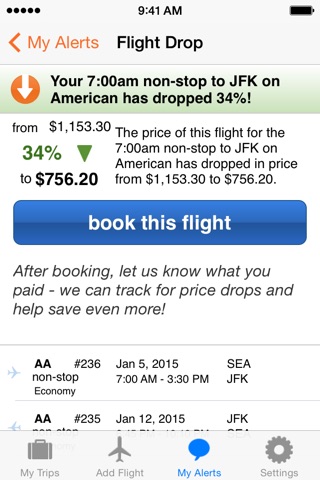 Yapta - Track flights and get airline refunds screenshot 4