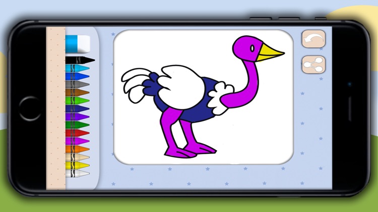 Color zoo and jungle animals - coloring books screenshot-4