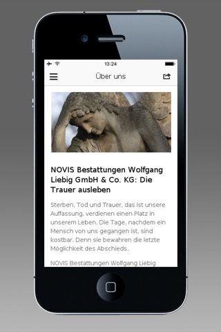 NOVIS Bestattungen screenshot 2