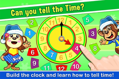 A Christmas Educational Preschool Game for Kindergarten & Toddler - children education learning monkey puzzle for kids screenshot 4