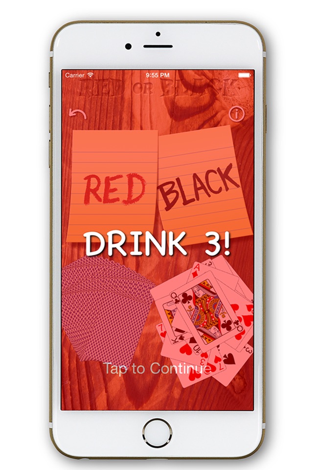 Red or Black - Drinking Game screenshot 2