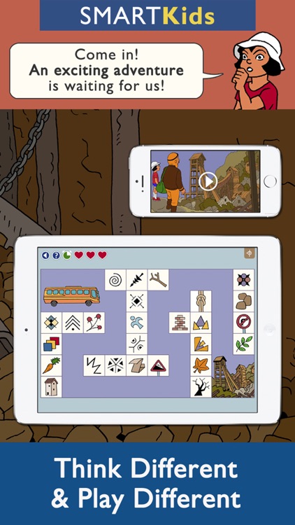 Smart Kids : Underground Mysteries Thinking Puzzle Games and Exciting Adventures App