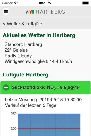 Hartberg Info screenshot 2