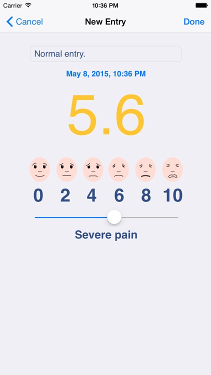 Pain Scale - your digital log for chronic pain