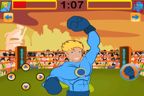 Cartoon Super-Hero Boxing Battle EPIC - The Robot Zombie & Aliens Fighting Game screenshot 4