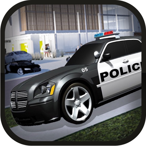 3D Action Police Car Parking Simulator Pro icon