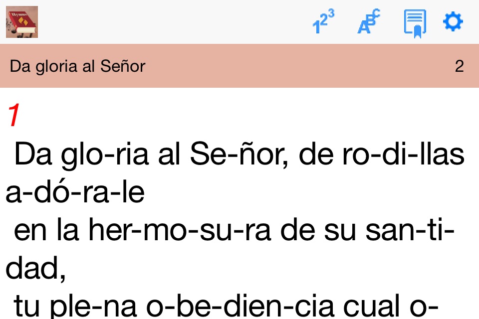 Himnario Adventista, screenshot 2