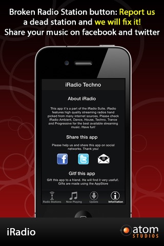 iRadio: Techno screenshot 4