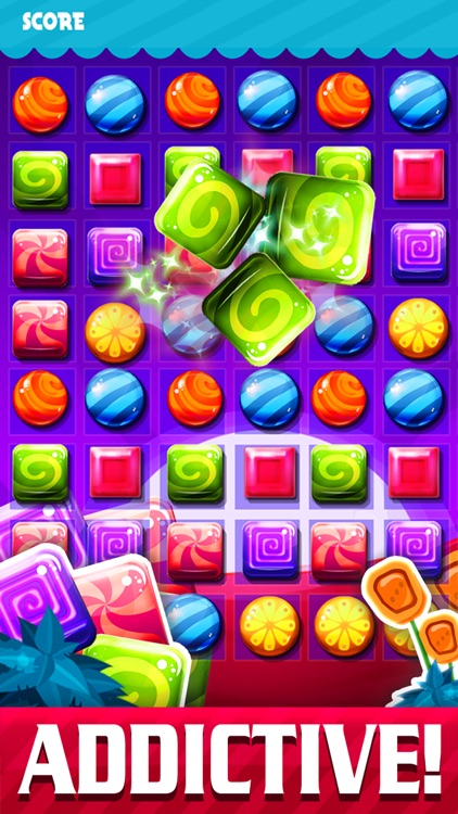 Candy Pop Puzzle 2015 - Soda Match 3 Candies Game For Children HD FREE