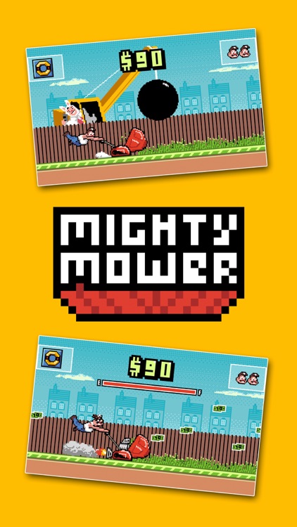 Mighty Mower – the retro 8 bit game adventure of extreme mowing