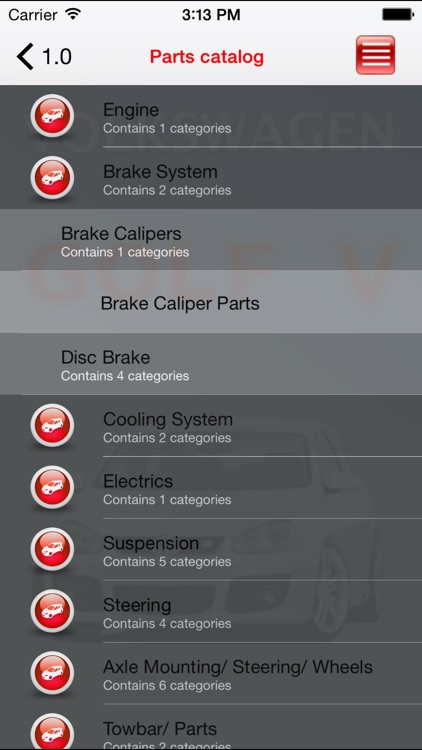 Auto parts VW Golf V-VII